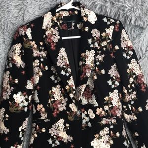 Cynthia rowley floral blazer